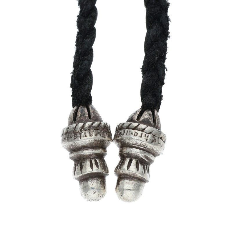 Wボロチップ シルバーネックレス