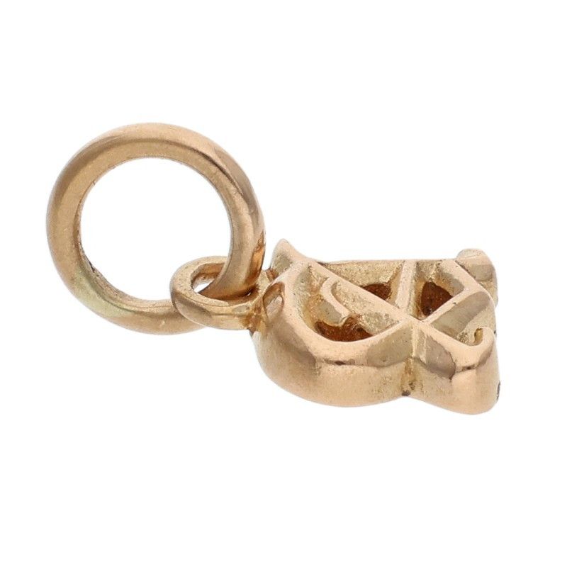  クロムハーツ 22 K STACK ALPHABET アルファベットスタックチャーム Aイニシャルゴールドネックレストップ メンズ ネックレス アクセサリー