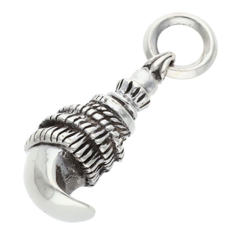 クロムハーツ CROW クロウ ペンダントシルバーネックレストップ メンズ