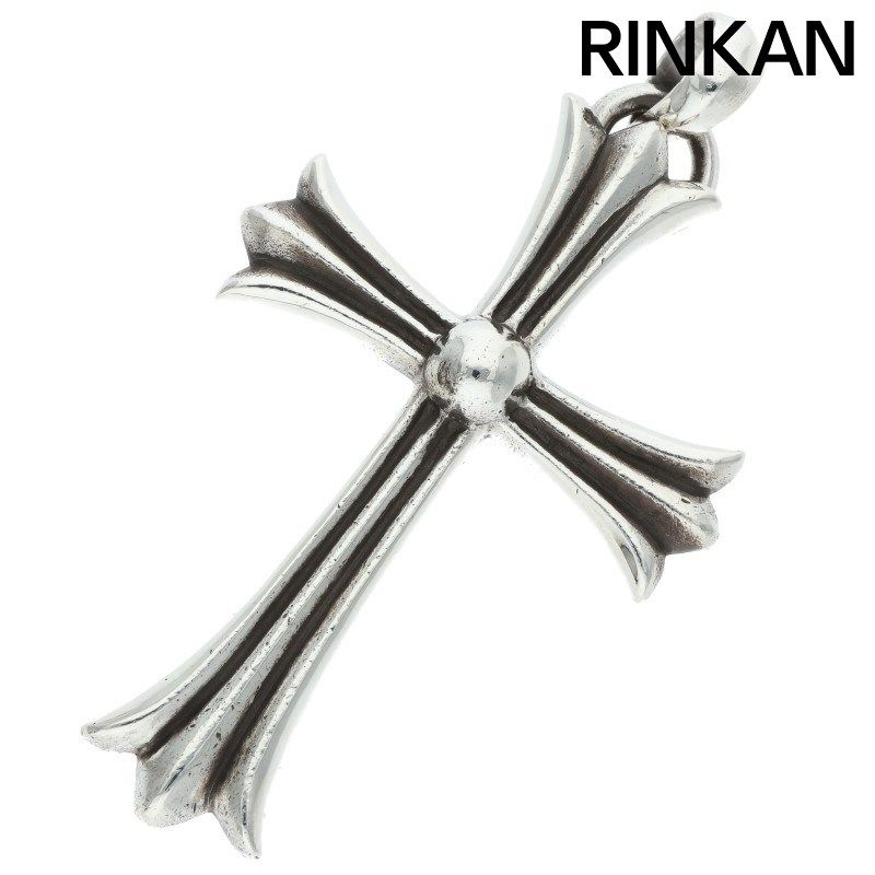 クロムハーツ CH CRS LG W BALE ラージCHクロス Wベイル シルバーネックレストップ メンズ