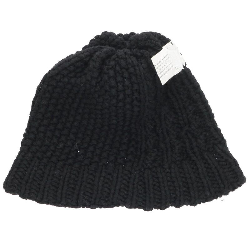  クロムハーツ クロスパッチ付きポンポンカシミヤニット帽子 メンズ ONE SIZE その他 帽子