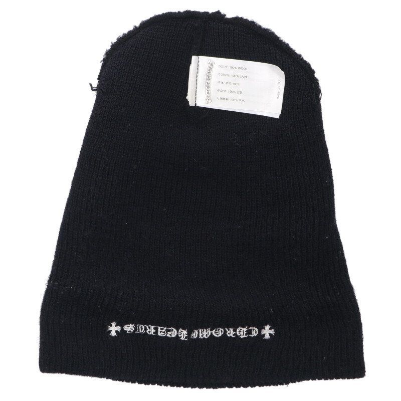  クロムハーツ WOOL WATCH CAP ウールワッチキャップ CHプラス刺繍ビーニーニット帽子 メンズ ONE SIZE その他 帽子