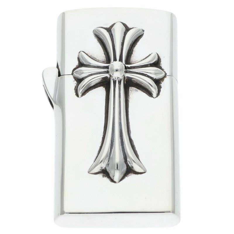 クロムハーツ ZIPPO -V 2 タイニーCHクロスシルバージッポライター メンズ