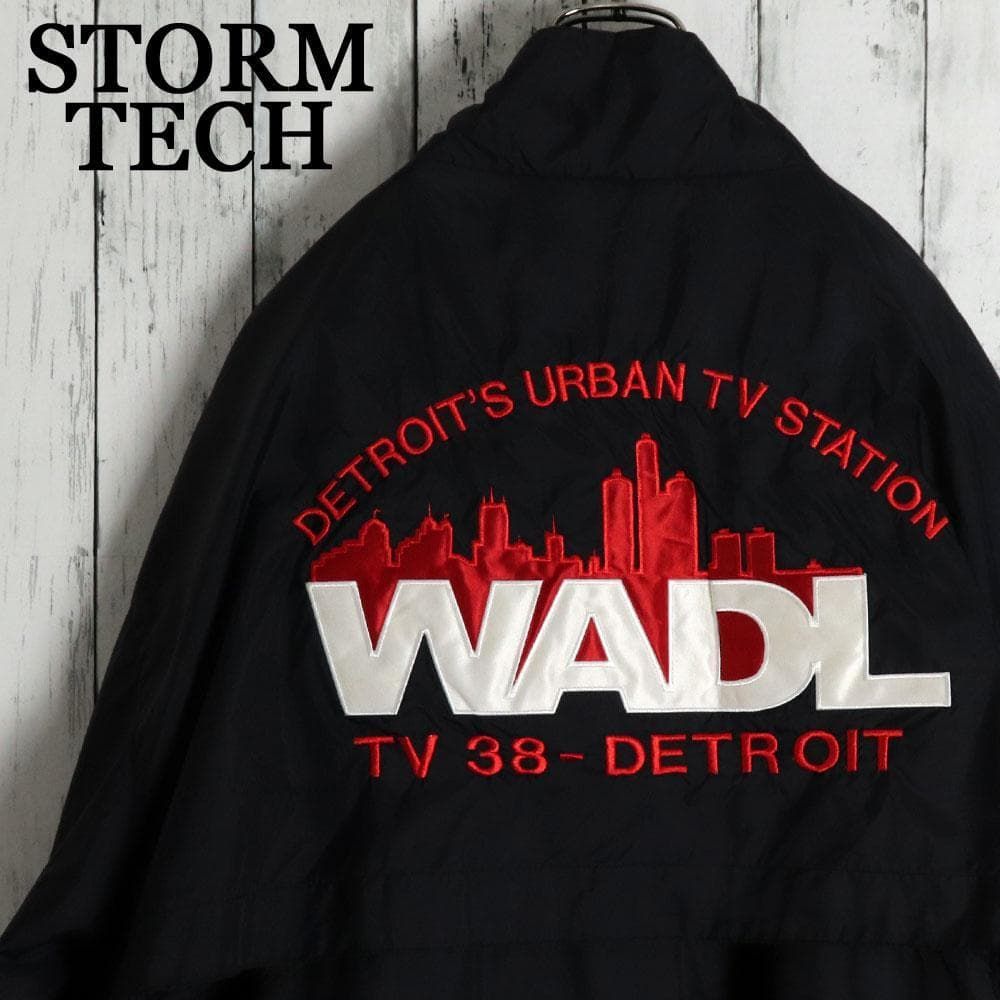 TV38-DETOROIT デトロイトTV局 US企業 ナイロンジャケット