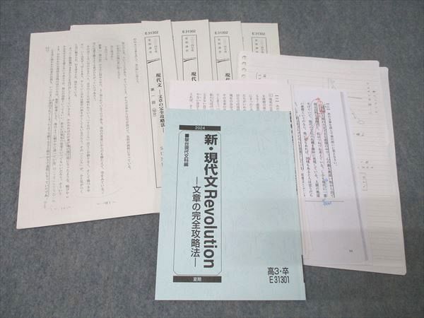 駿台 国語 新・現代文Revolution 文章の完全攻略法【テスト4回分付き