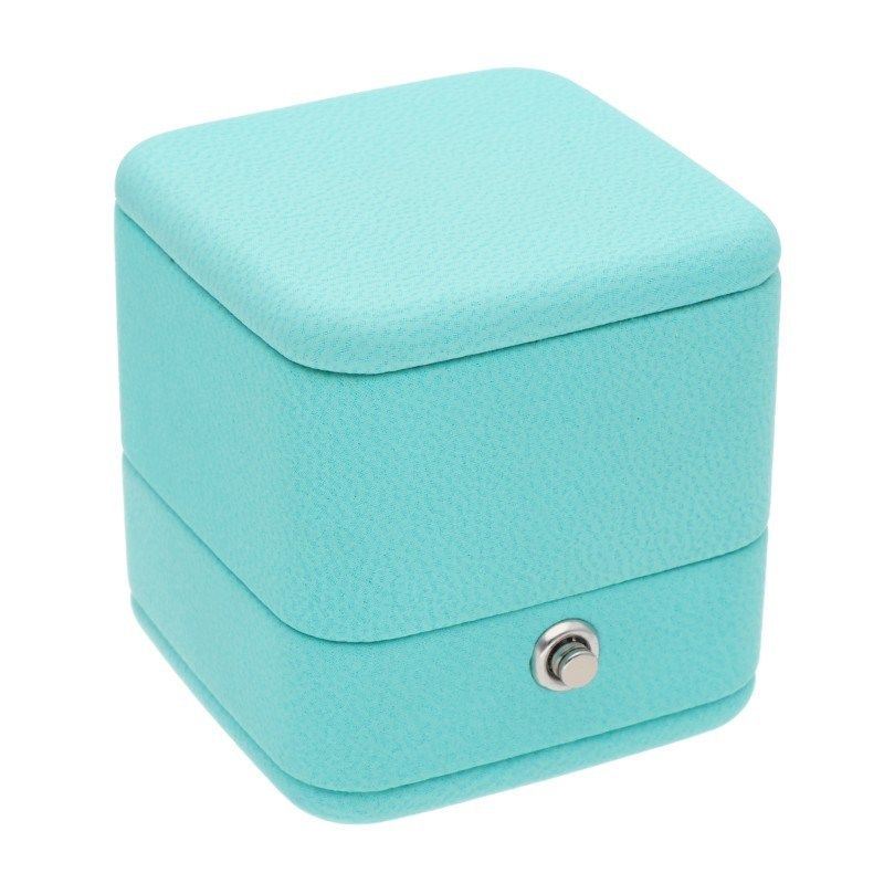 K18WGターコイズダイヤリング メンズ