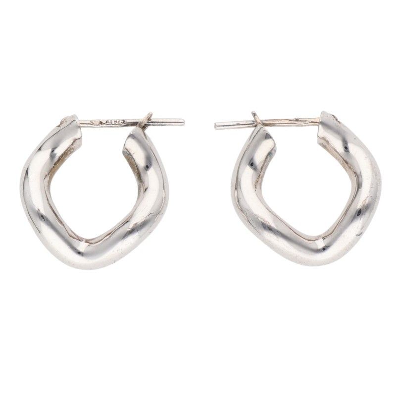 シャルロットシェネ 20BO094AR シルバーフープピアス レディース FORTGASGNV_COM_BR