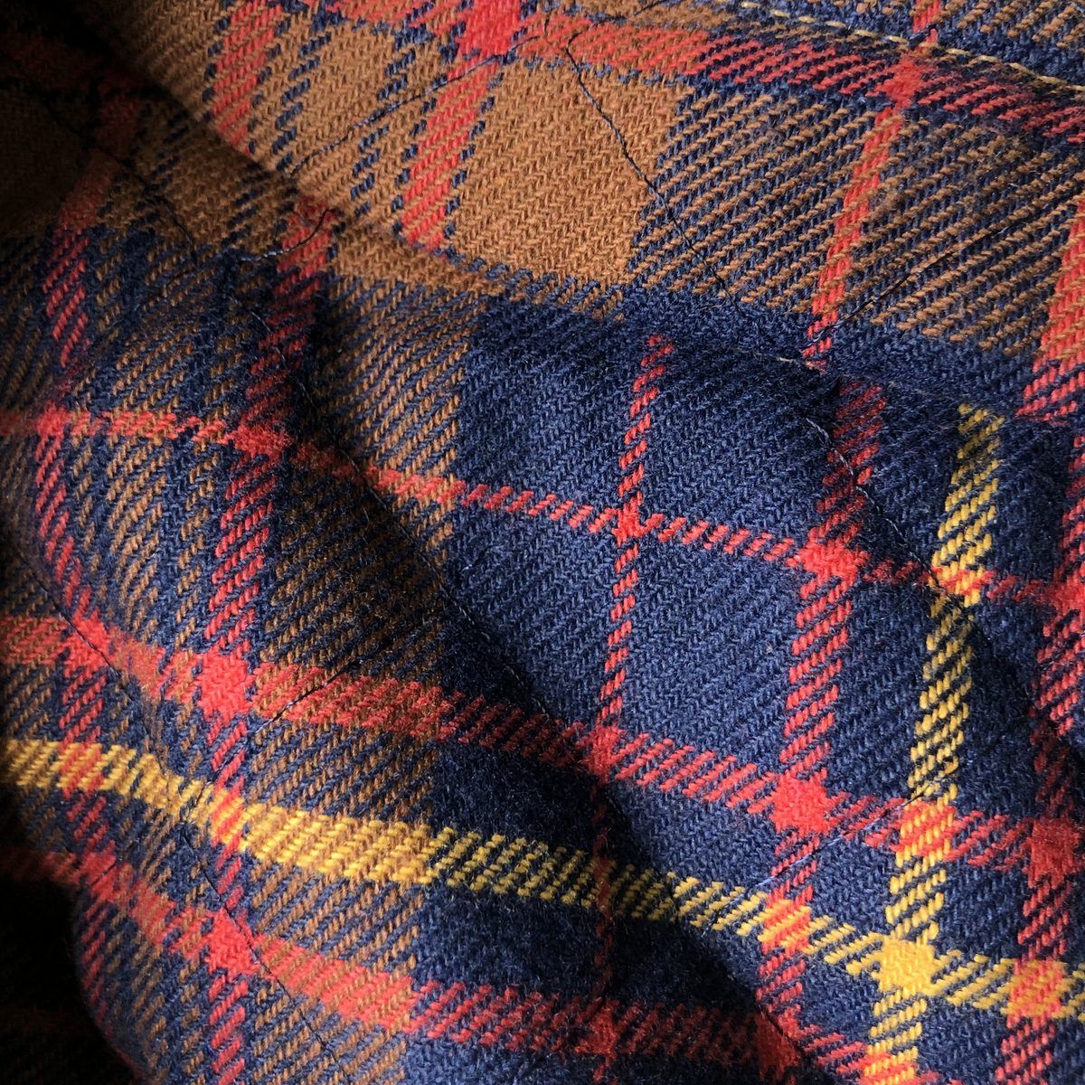 チェック柄 リバーシブル