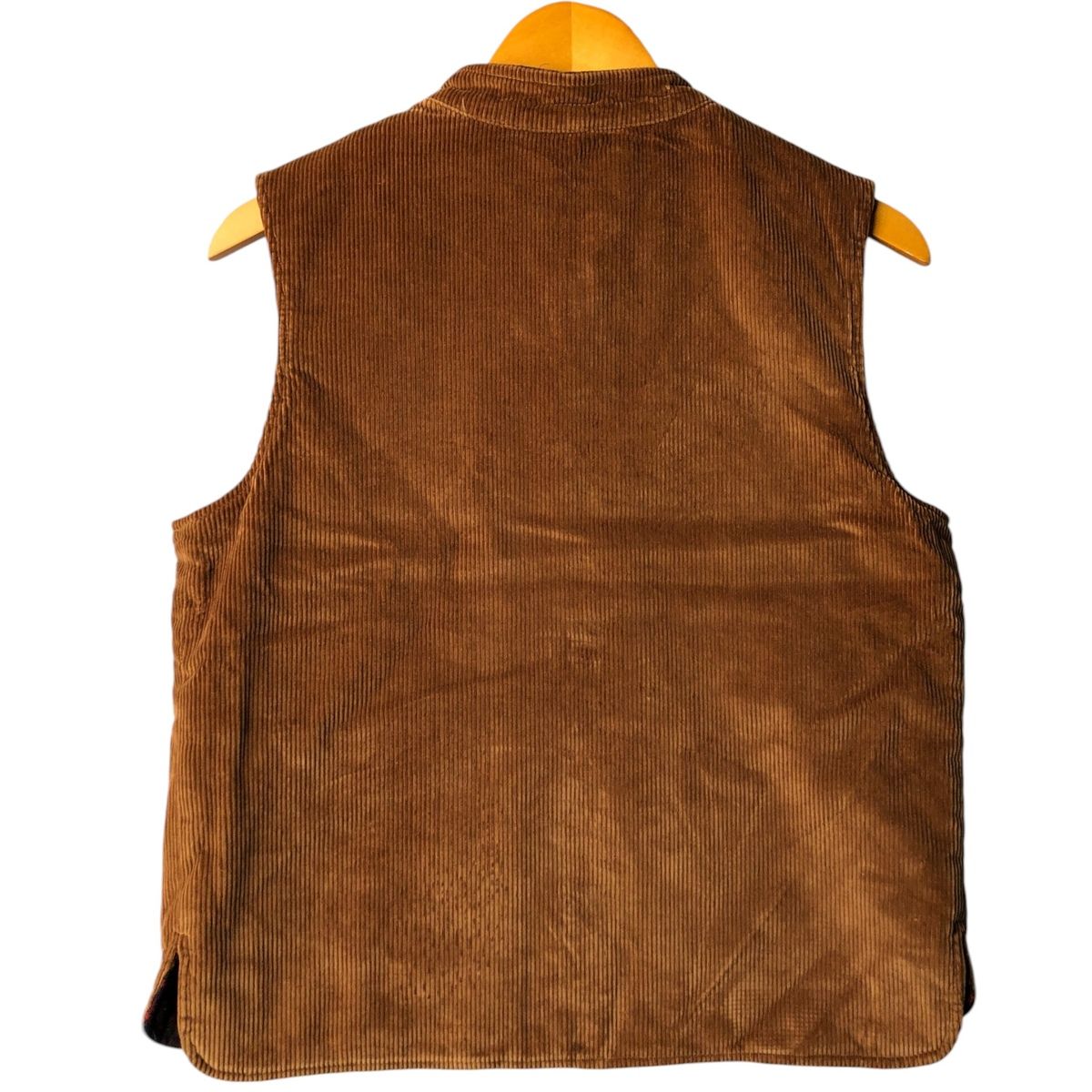 古着 JOHN MEYER チェック柄 リバーシブル コーデュロイベスト レディースM相当 ヴィンテージ eaa 577990