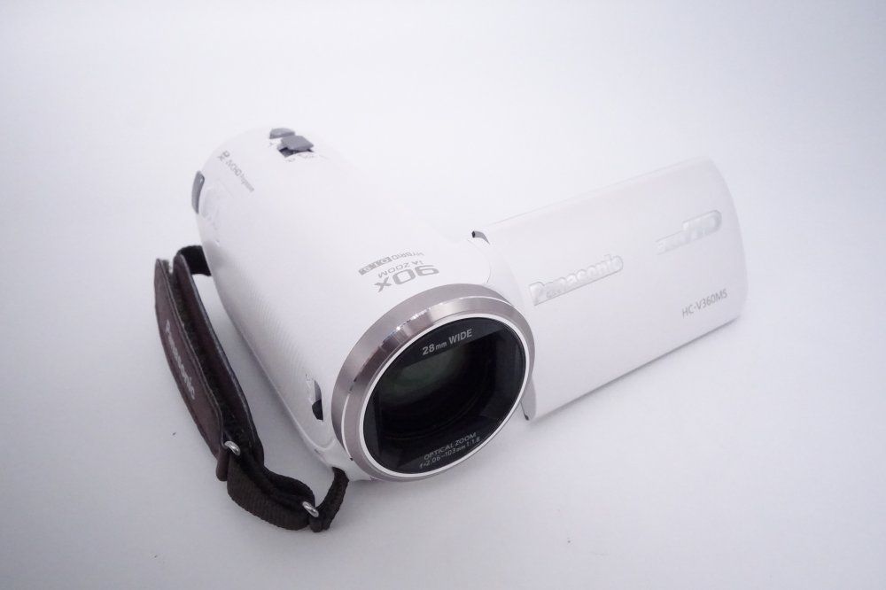 上品 Panasonic パナソニック HDビデオカメラ V 360 MS 16 GB ホワイト HC W D 10095 A