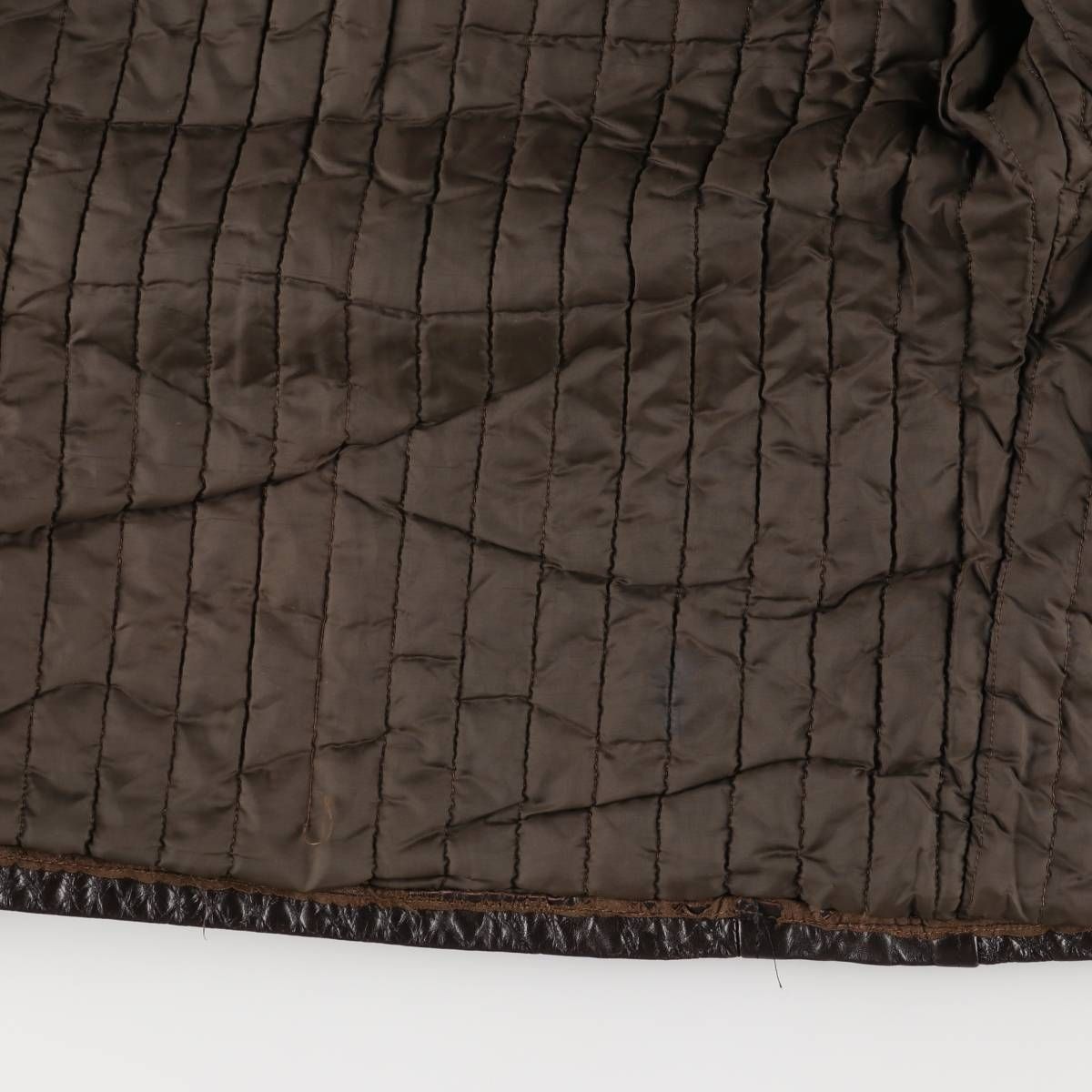 中綿入り シングルライダースジャケット