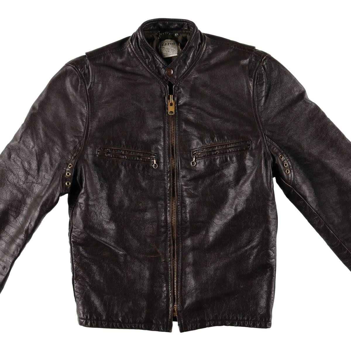 中綿入り シングルライダースジャケット