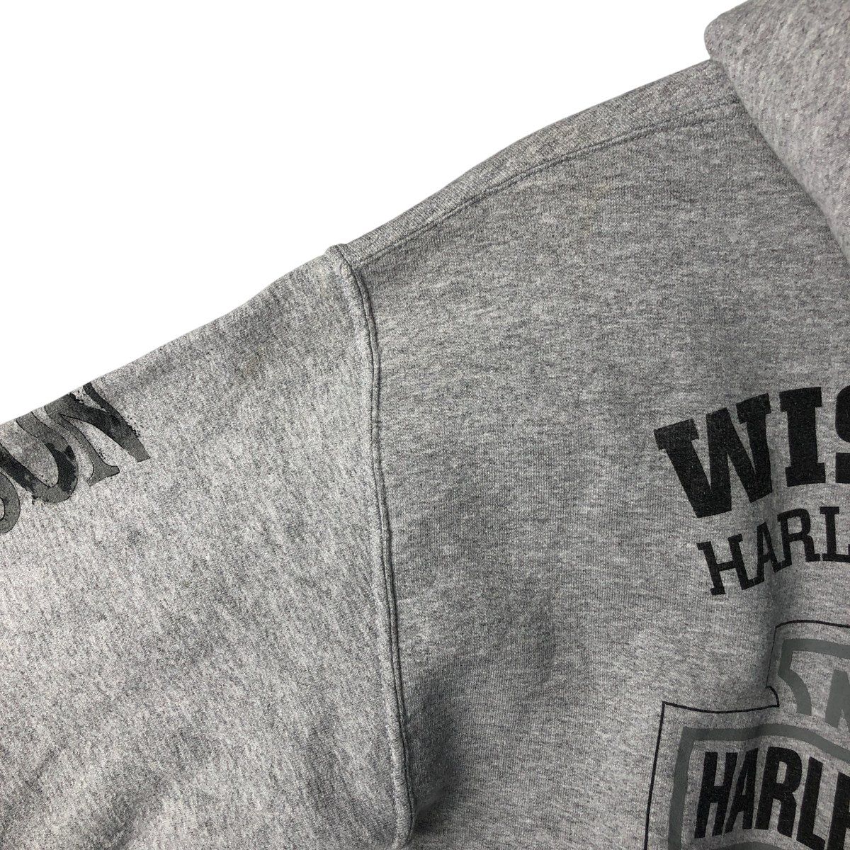 古着 ハーレーダビッドソン Harley-Davidson ドクロ柄 スカル柄 スウェットプルオーバーパーカー メンズM相当 eaa 482635 アウトドア風 トレンド感