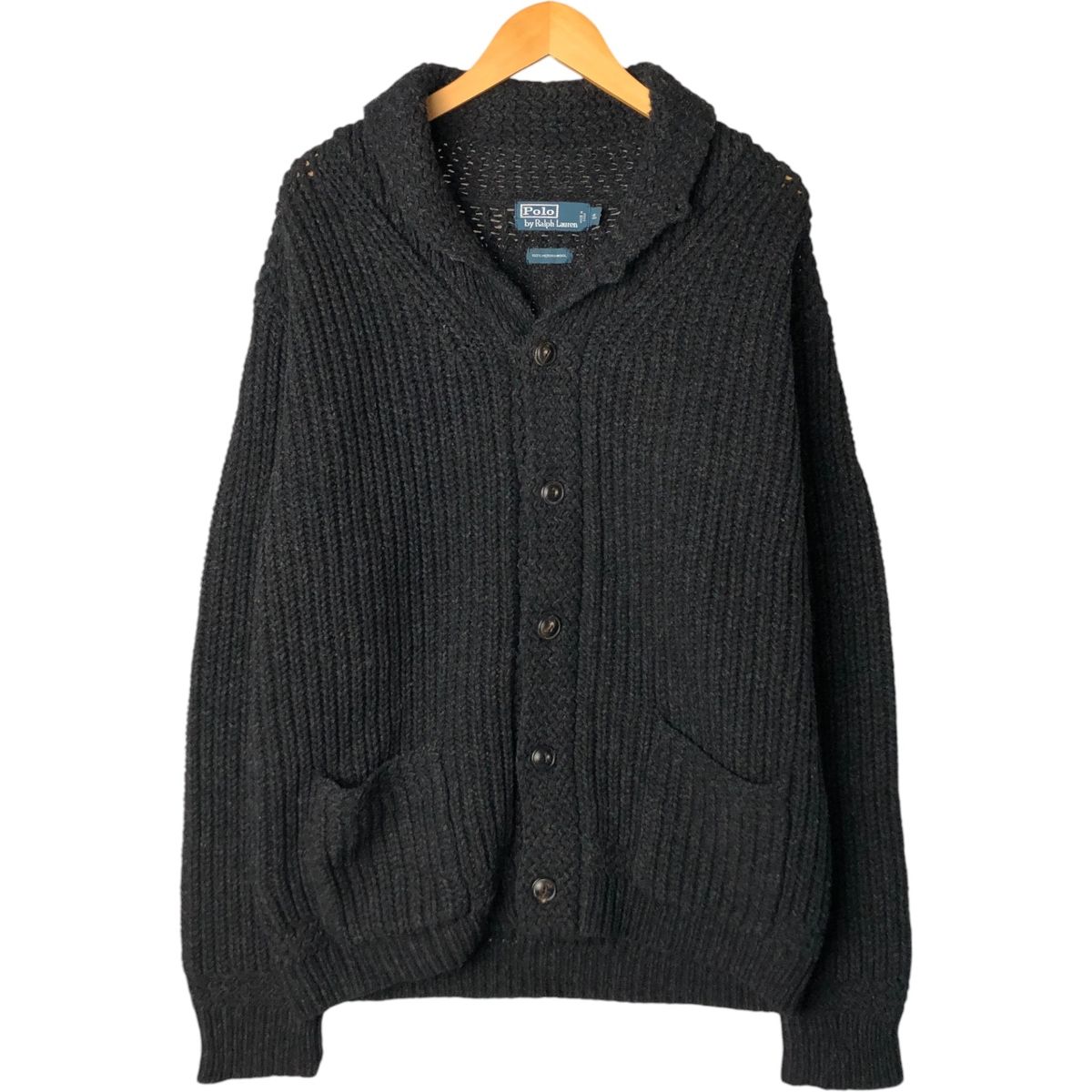 RalphLauren A-1 sampling ショールカラー カーディガン コットン