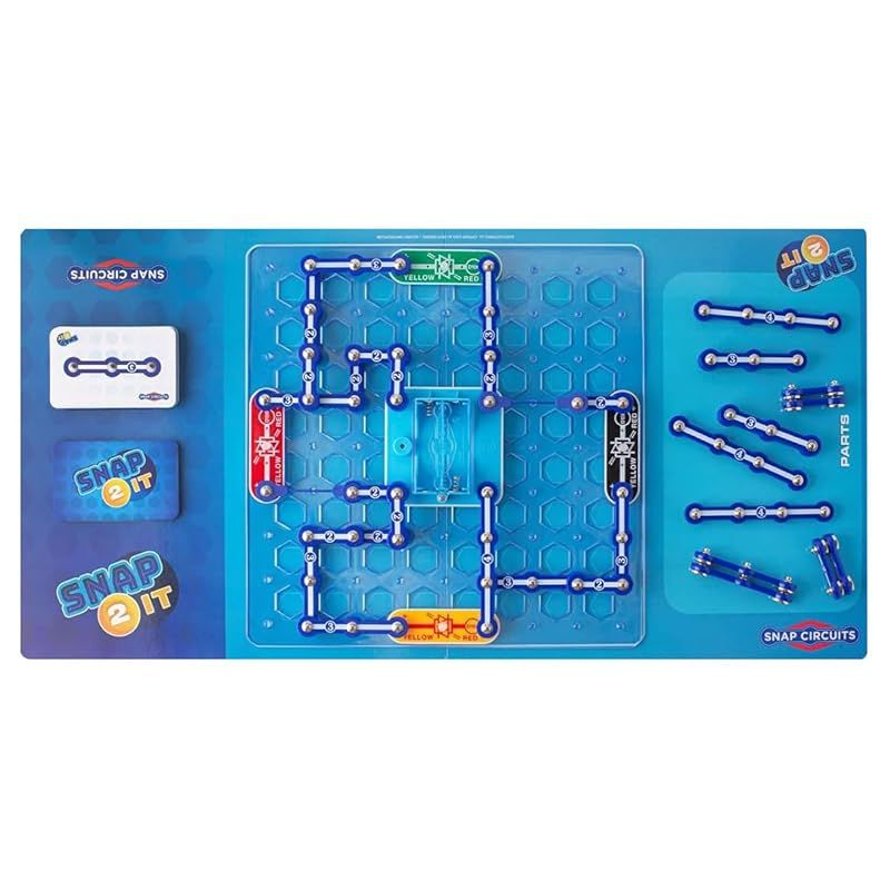 彡電脳サーキット ボードゲーム スナップバトル 知育玩具 カードゲーム 電子回路 子供 小学生 1人~8人用 Snap Circuits スナップサーキット Elenco エレンコ テーマシリーズ 1