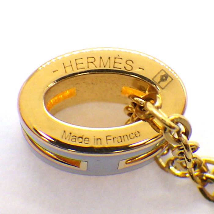 エルメス HERMES ネックレス ポップH ポップアッシュ ミニ ブルーリン