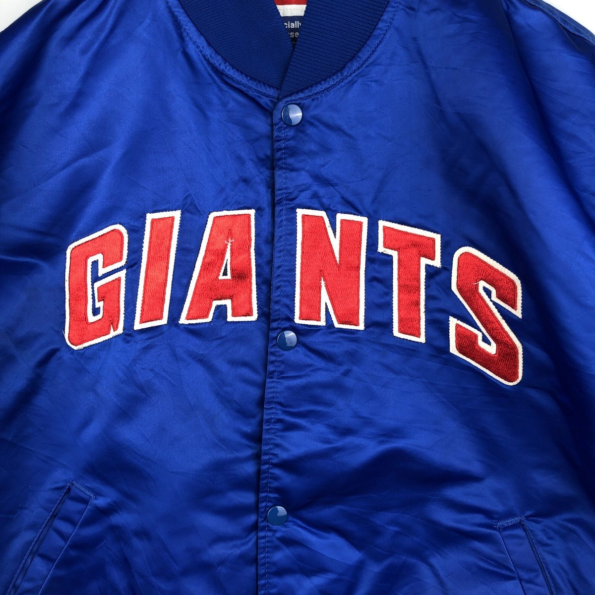 古着 スターター Starter NFL NEWYORK GIANTS ニューヨークジャイアンツ 中綿入り ナイロンスタジャン アワードジャケット eaa594010 KANDAIZUMI_COM