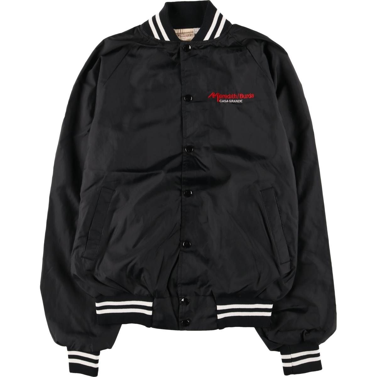 古着 80 90年代 AUBURN ナイロンスタジャン アワードジャケット バーシティジャケット メンズM相当 ヴィンテージ eaa592004