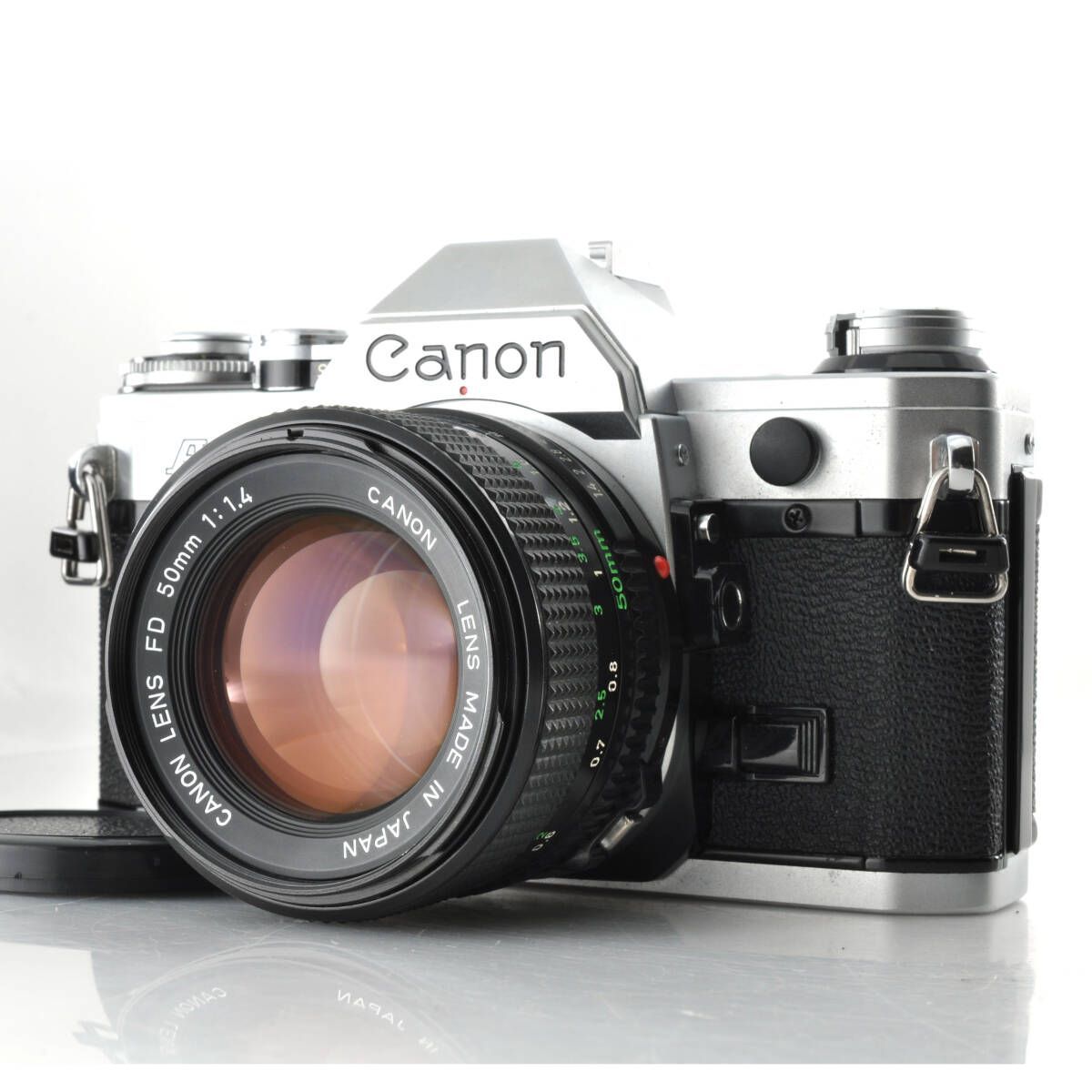 レンズ付きで9 999円 キヤノン Canon AE-1 FD 50mm F1.4 標準レンズセット B7032