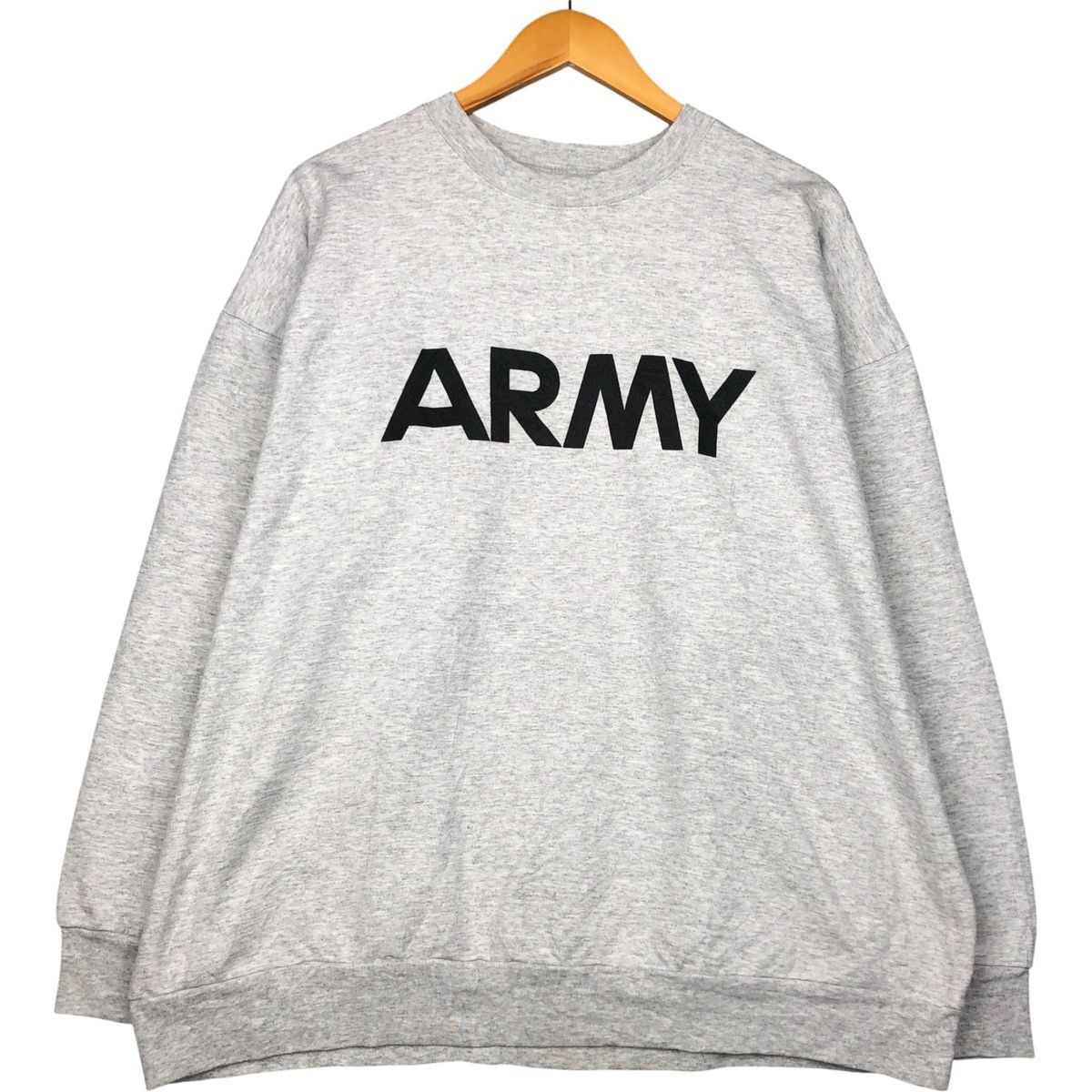 古着 MEKE INC U.S.ARMY プリントスウェットシャツ トレーナー メンズXL相当 ヴィンテージ eaa480032