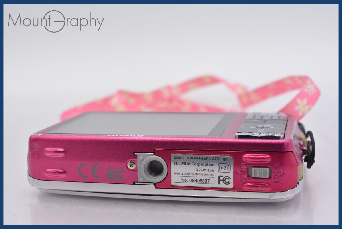 Fujifilm FinePix Z ピンク本体バッテリー充電器説明書動作確認済 カメラ 富士フィルム FUJIFILM FinePix Z70 5x 元箱、バッテリー、充電