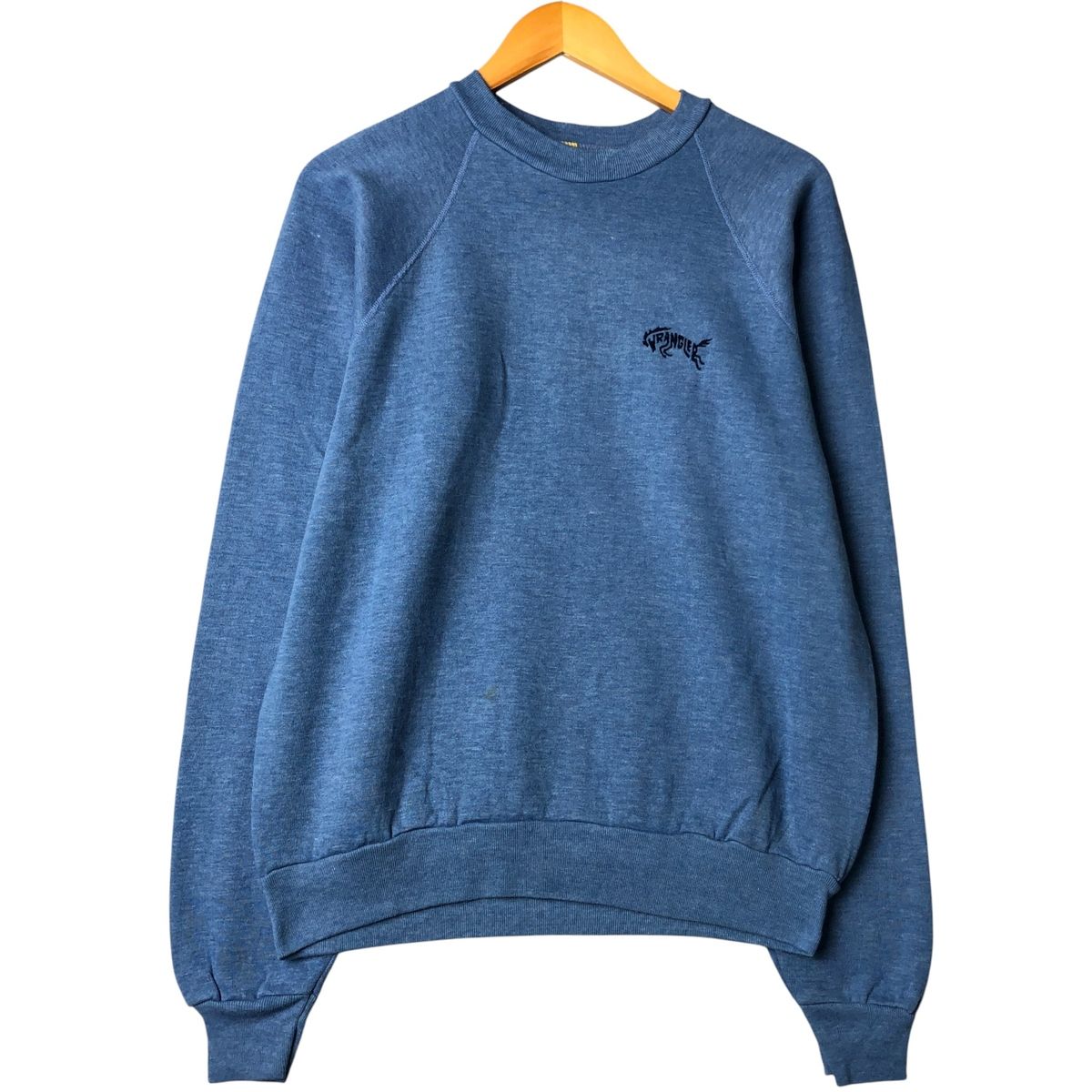 古着 80年代 ラングラー Wrangler ワンポイントロゴスウェットシャツ