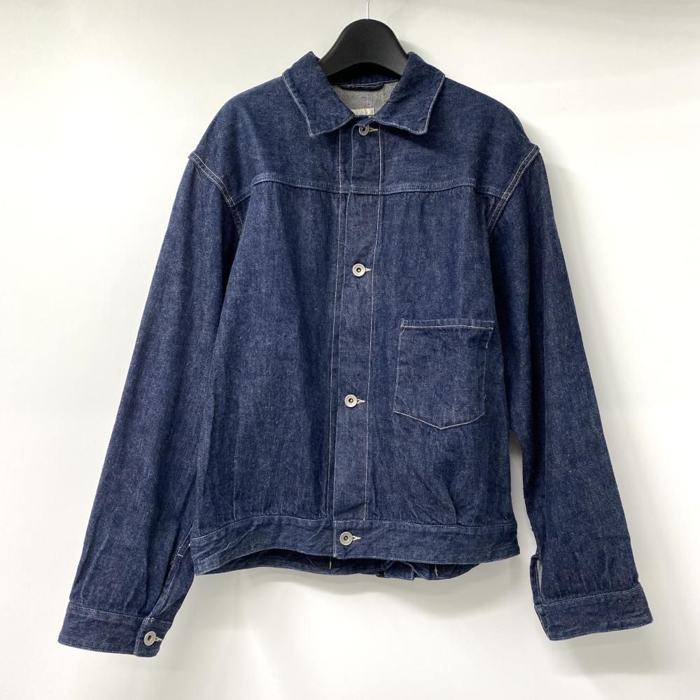 中古】COMOLI 21ss デニムジャケット サイズ2 T01-01003 コモリ[17 