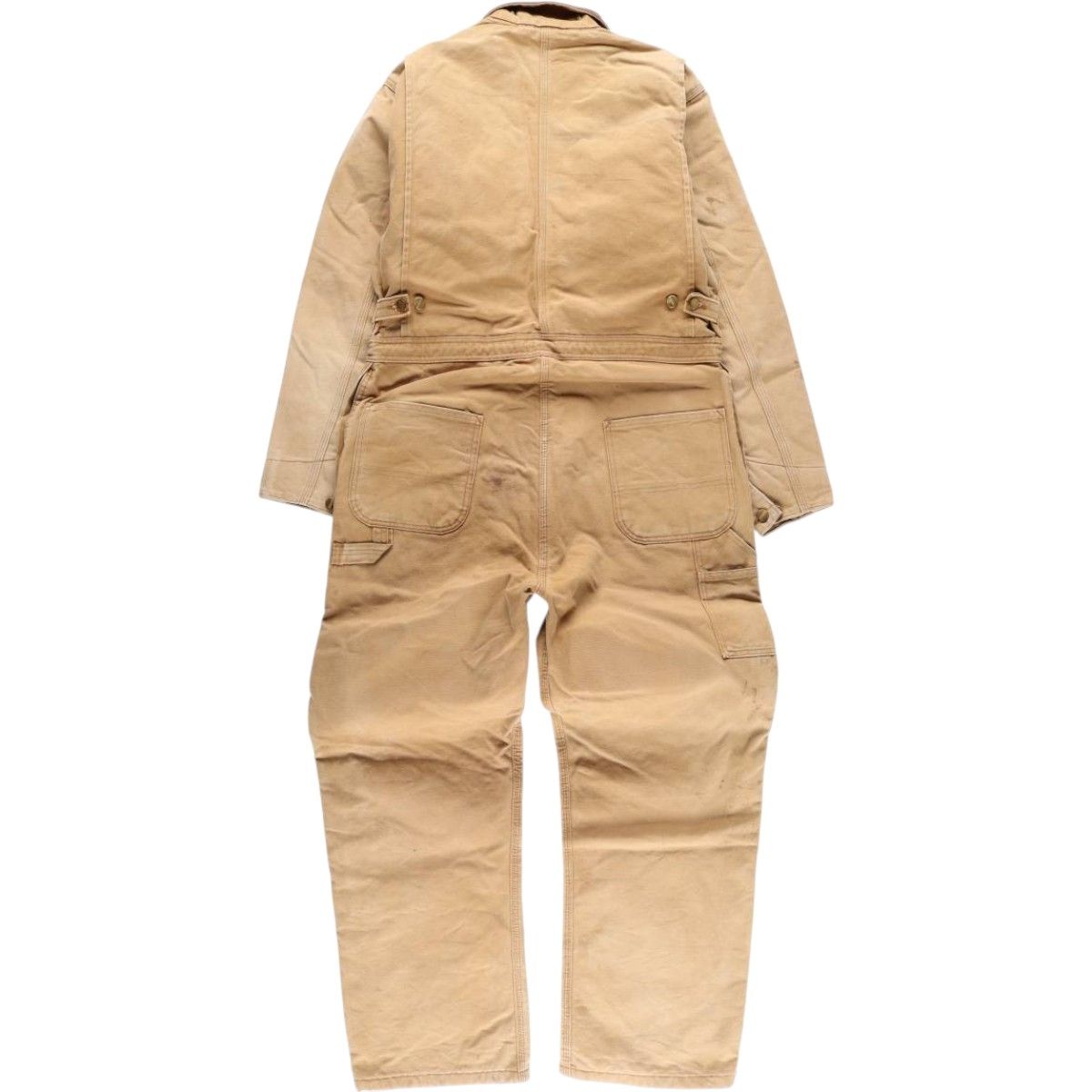 古着 ビッグサイズ カーハート Carhartt ダック 長袖 オールインワン つなぎ メンズw41相当 eaa592638