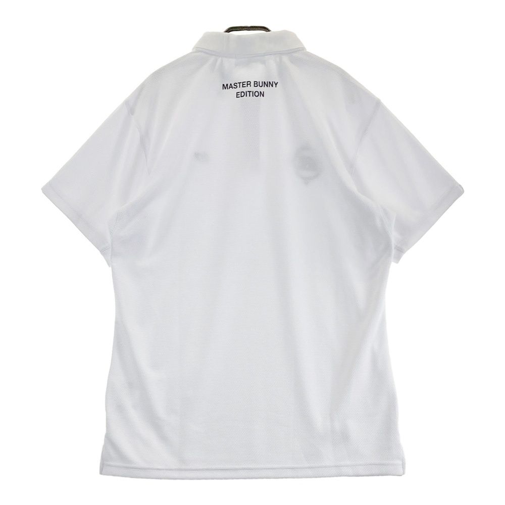 サイズ 6 MASTER BUNNY EDITION マスターバニーエディション モデル 半袖ポロシャツ ホワイト系 240101479146 ゴルフウェア メンズ ストスト