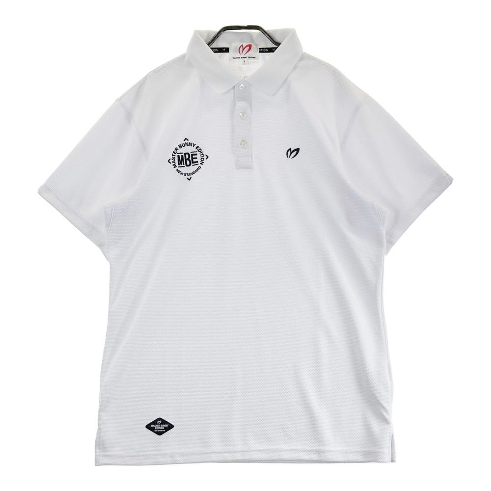 サイズ 6 MASTER BUNNY EDITION マスターバニーエディション モデル 半袖ポロシャツ ホワイト系 240101479146 ゴルフウェア メンズ ストスト