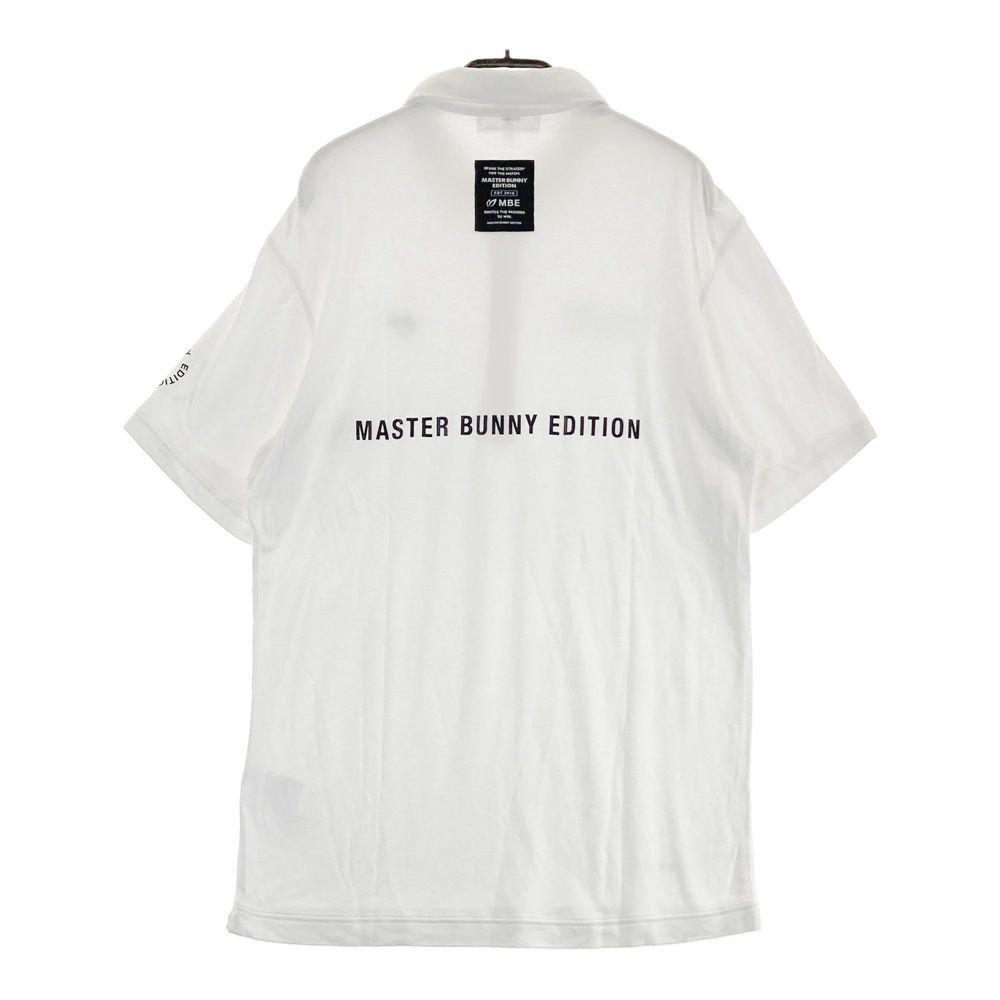 サイズ 6 MASTER BUNNY EDITION マスターバニーエディション モデル 半袖ポロシャツ ホワイト系 240101479155 ゴルフウェア メンズ ストスト