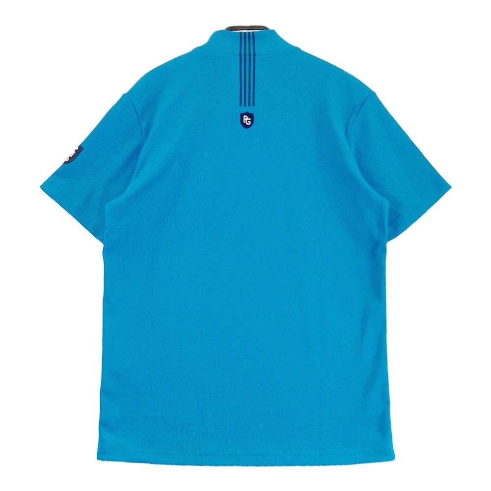 サイズ 5 PEARLY GATES パーリーゲイツ モデル ハイネック 半袖Tシャツ ブルー系 240101489094 ゴルフウェア メンズ ストスト