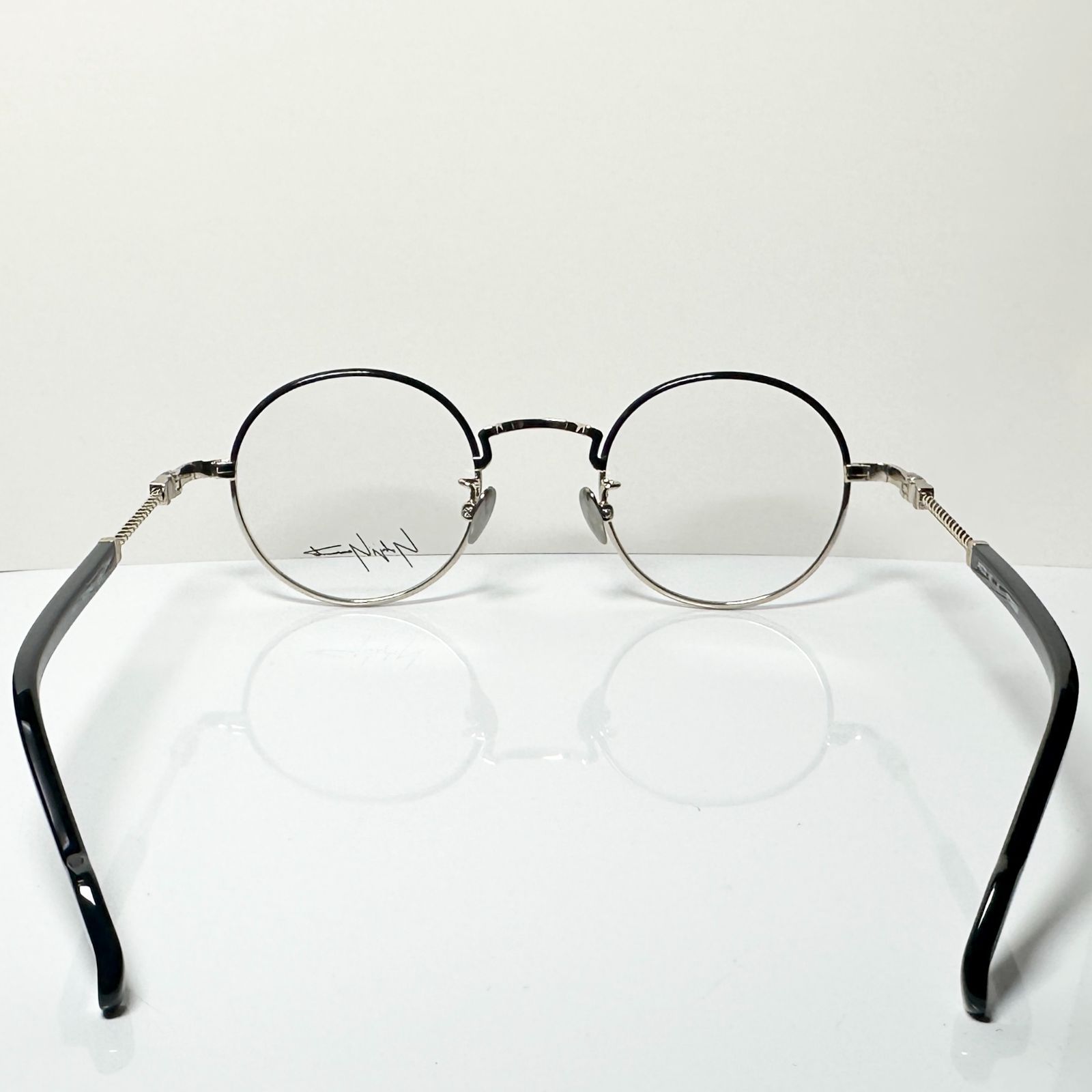 新品 Yohji Yamamoto ヨウジヤマモト YY19-0028 6 黒 金色 小振り 丸 