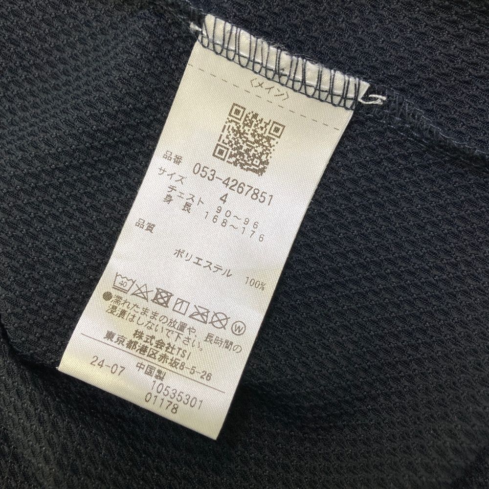 サイズ 4 PEARLY GATES パーリーゲイツ モデル ハイネック 半袖Tシャツ プリント ネイビー系 240101497865 ゴルフウェア メンズ ストスト LLC-HASEGAWATOSO_COM