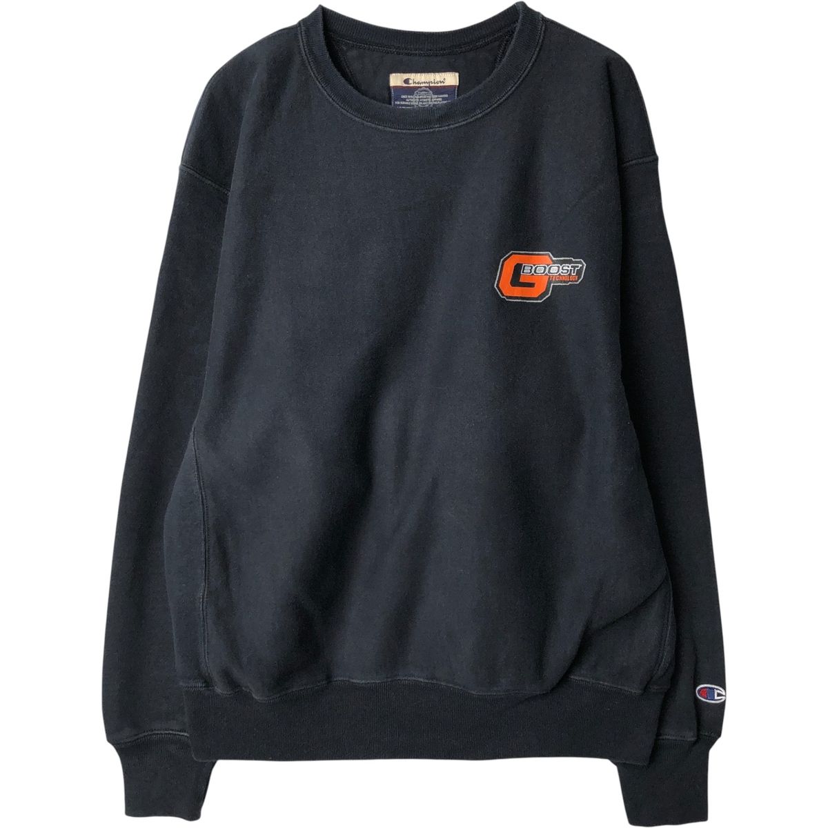 古着 00年代 チャンピオン Champion PREMIUM REVERSE WEAVE リバースウィーブ G-BOOST TECHNOLOGY アドバタイジング eaa590186