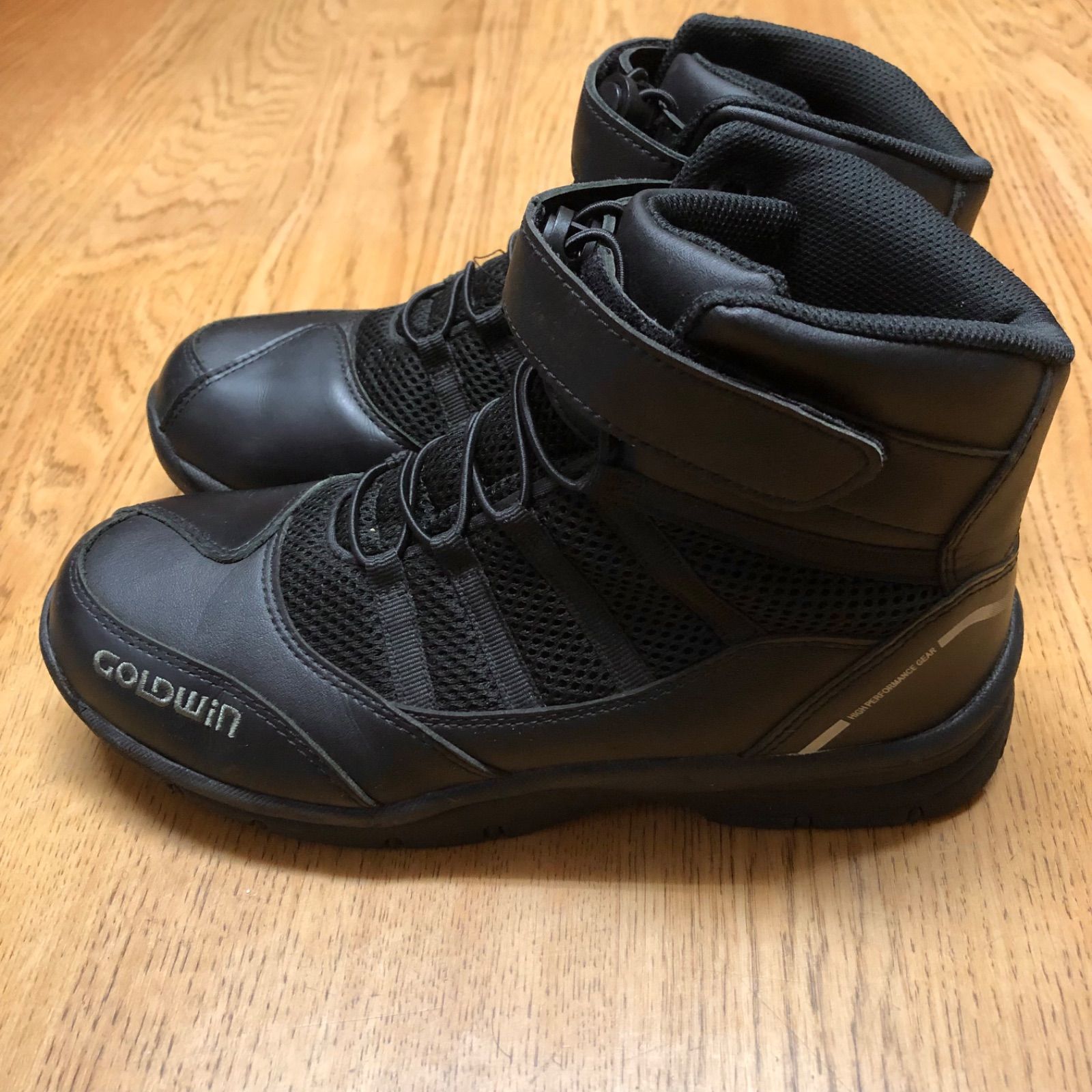 GOLDWIN ゴールドウイン　26.5 バイクブーツ　ブラック ゴールドウイン バイク ブーツ ゴアテックス ジャンク品 26.5cm - メルカリ