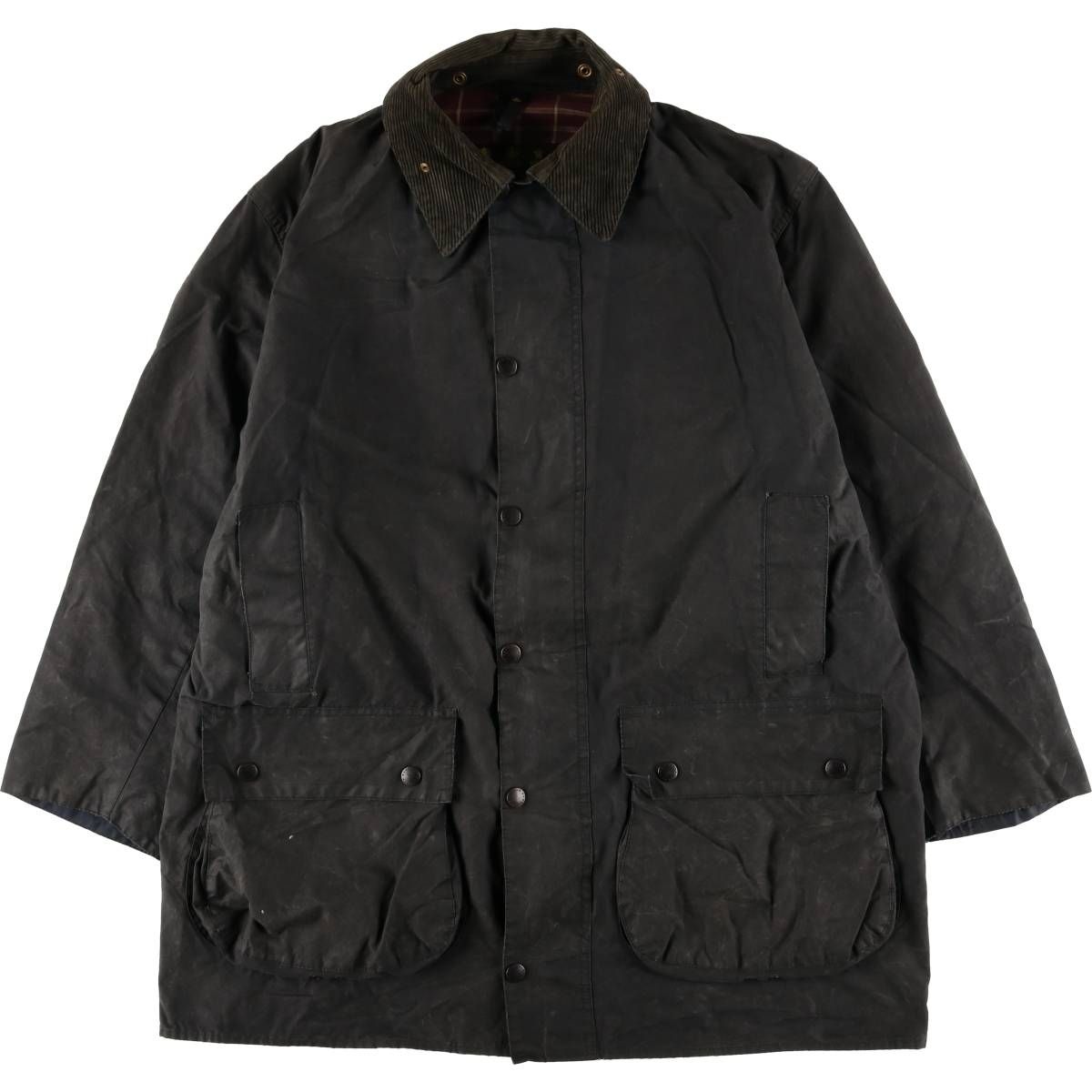 古着 90年代 バブアー Barbour BORDER ボーダー 旧3ワラント ワックス