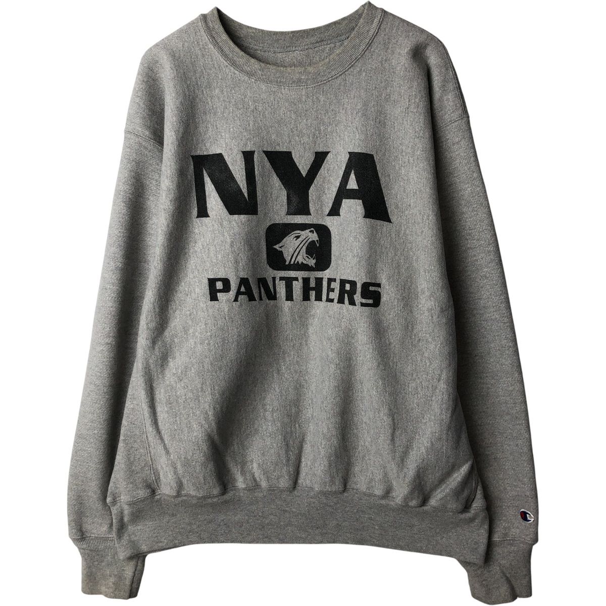 古着 00年代 チャンピオン Champion PREMIUM REVERSE WEAVE リバースウィーブ 3連プリント カレッジスウェットシャツ eaa590187