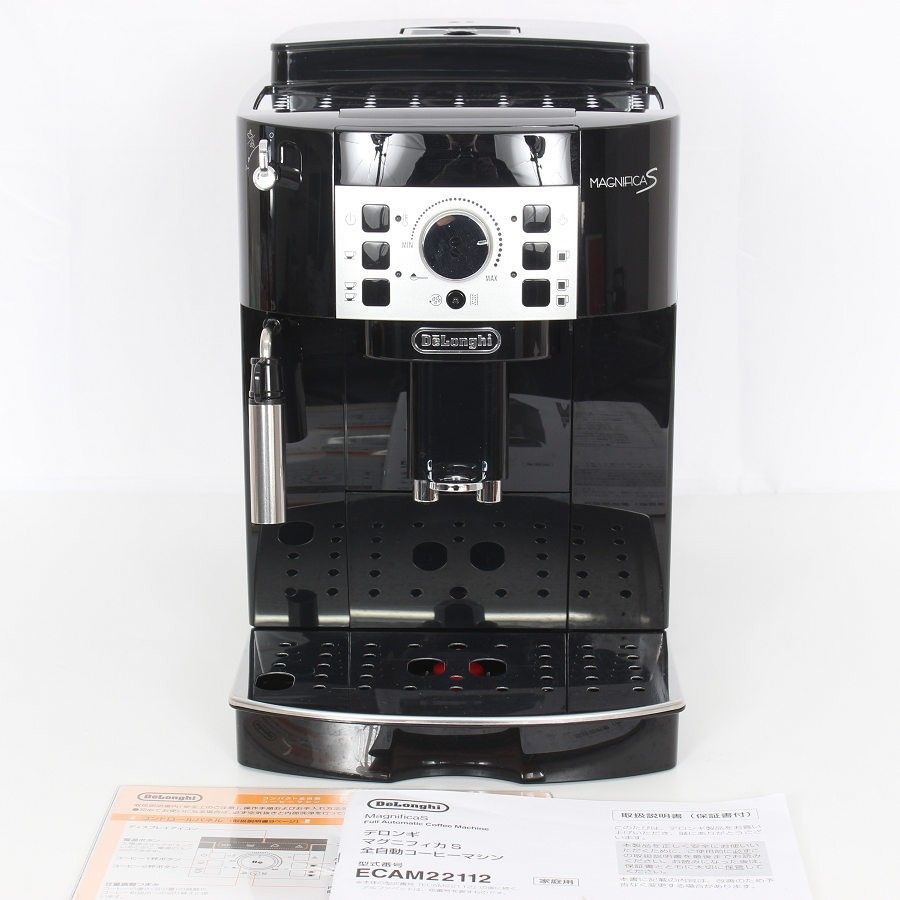 デロンギ マグニフィカS ECAM22112B ブラック 全自動エスプレッソマシン コーヒーメーカー DeLonghi 本体