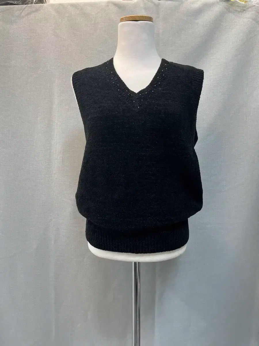 LANVIN COLLECTION ニット ベスト ブラック 90