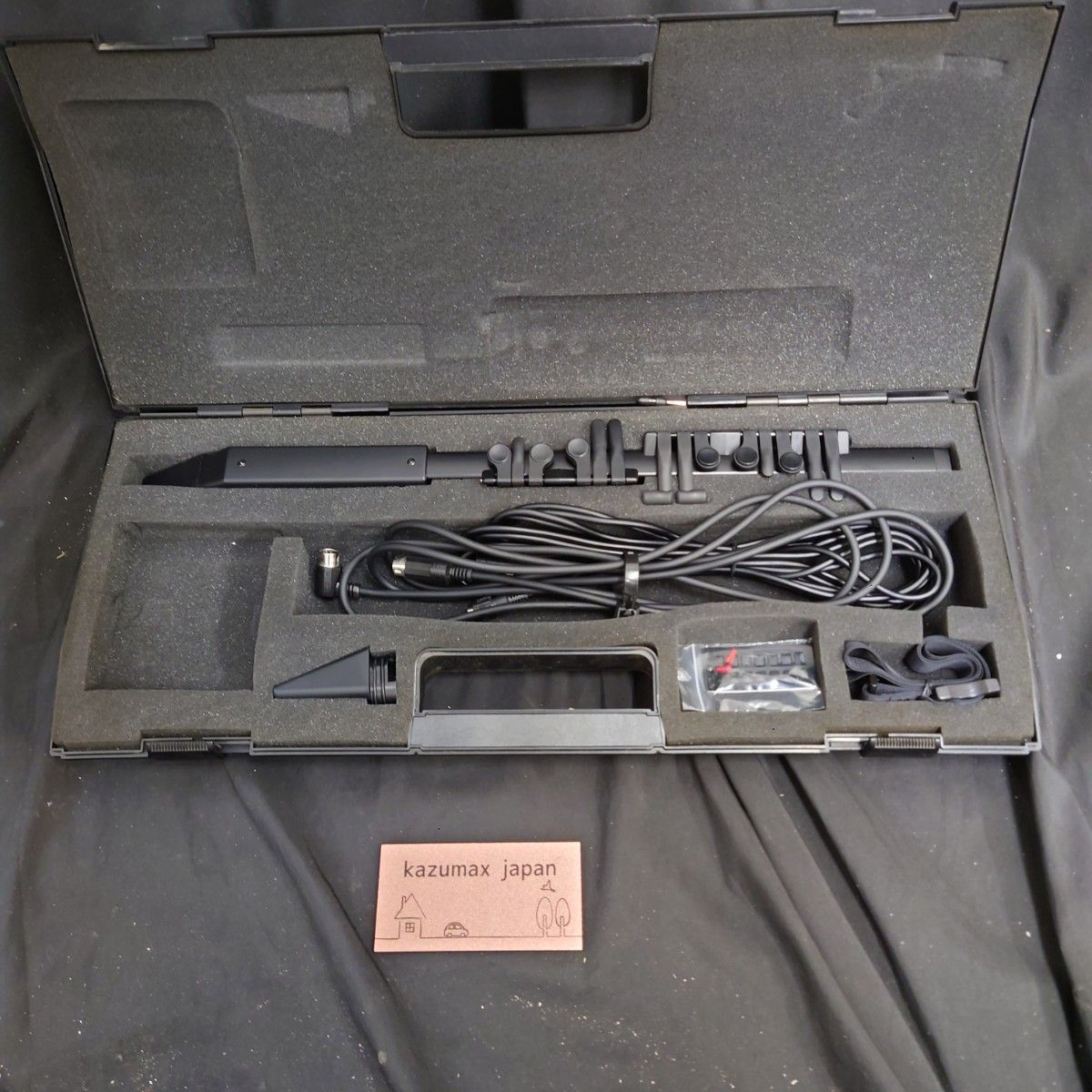 Yamaha WX7 Wind Controller 動作品 電池パックなし ケーブル付き ハードケース付き ヤマハ ウインドシンセサイザー k-460