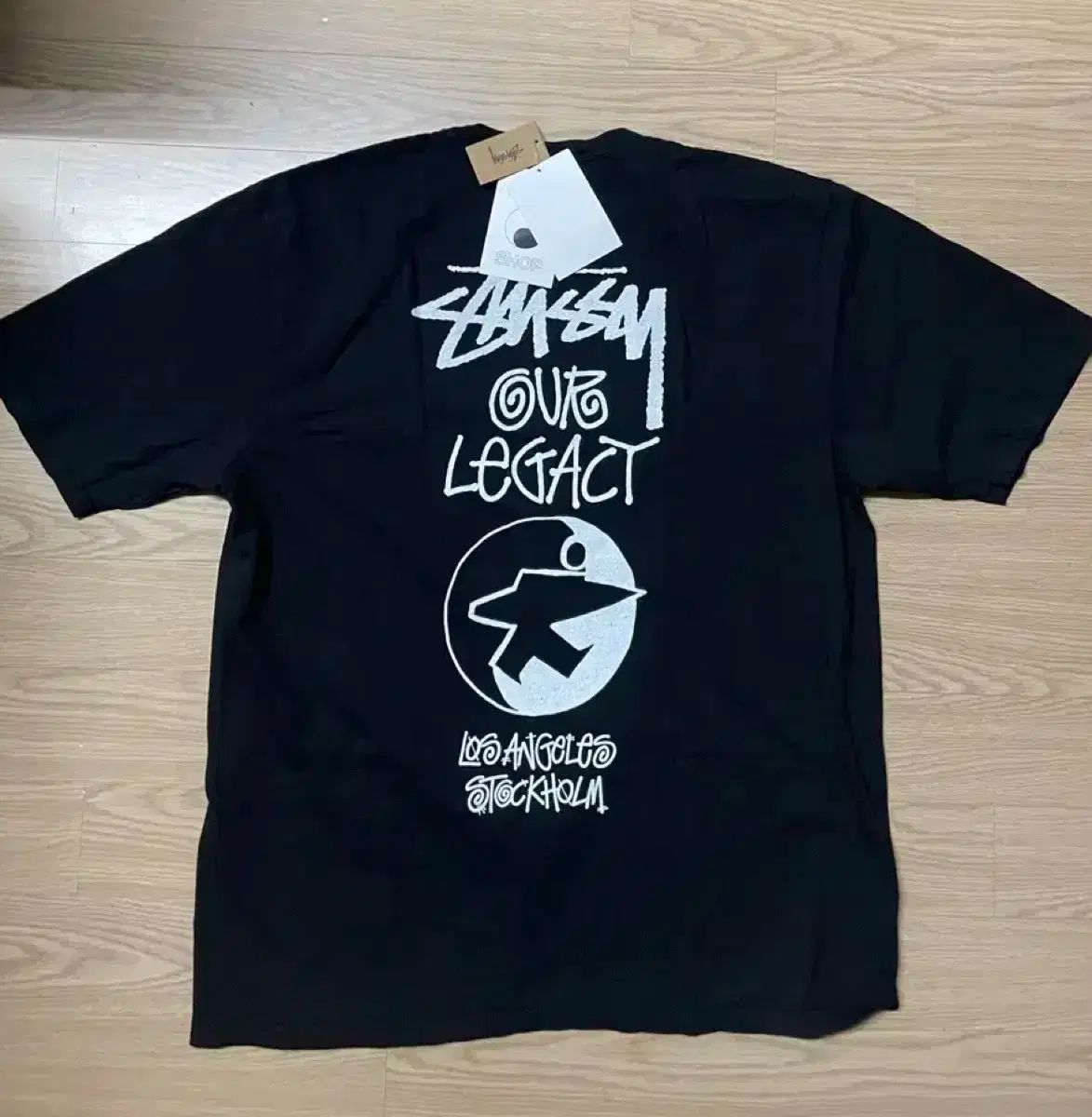 新品 STUSSY OUR LEGACY ワークショップ 半袖 (XL) STUSSY×OUR LEGACY
