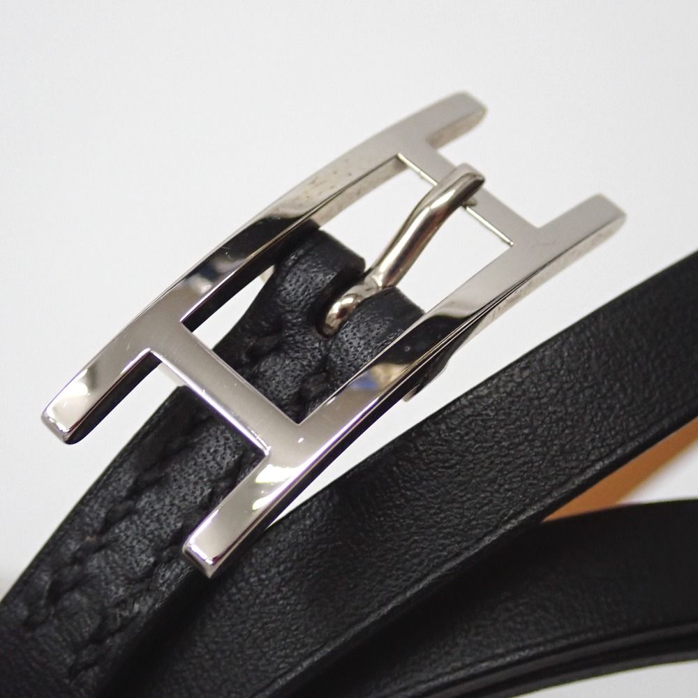 Ft6328111 エルメス ブレスレット ビーアピ ドゥブルトゥール 黒 フォーヴ レディース HERMES