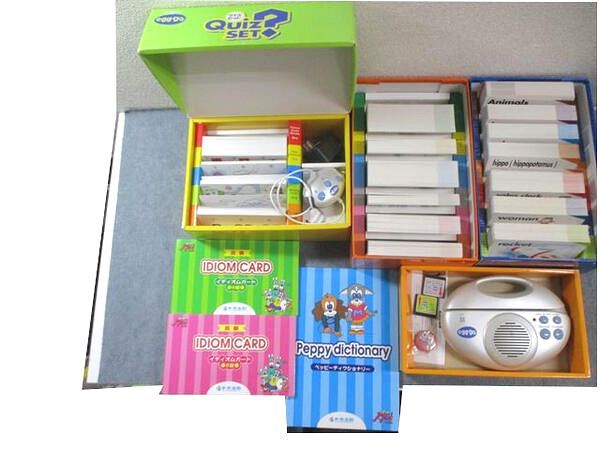 中央出版 ペッピーキッズ egg go クイズセット ピクチャーカード 英検イディオムカードなど 状態 多数 300L4D