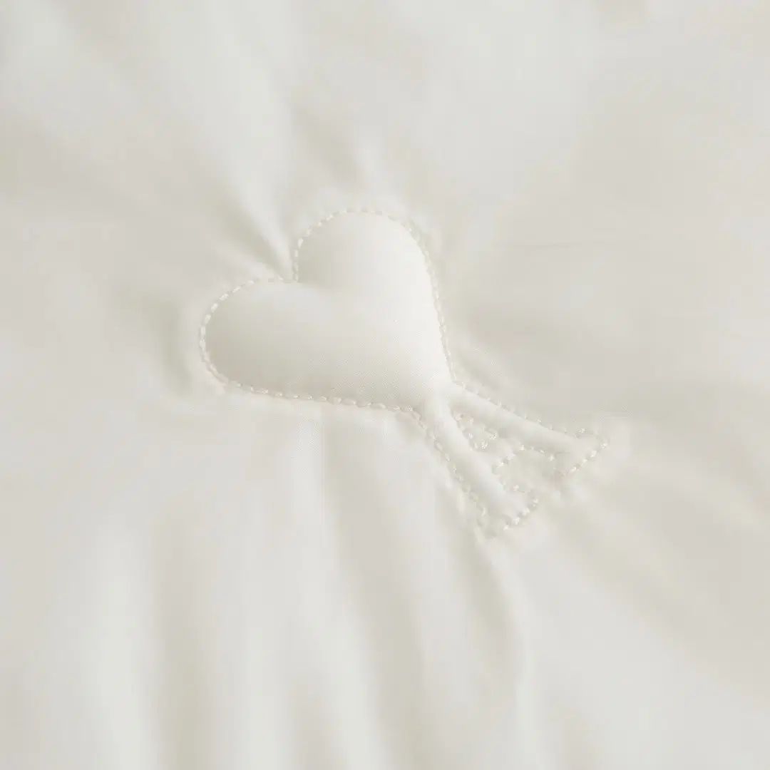 アミ ユニセックス カジュアル ロゴ 白 ダウン ベスト KANDAIZUMI_COM