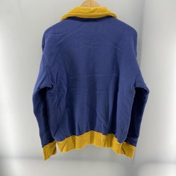 WAREHOUSE 直営店 2トーン ハーフジップ スウェット ブルー×イエロー 44 ウエアハウス 24