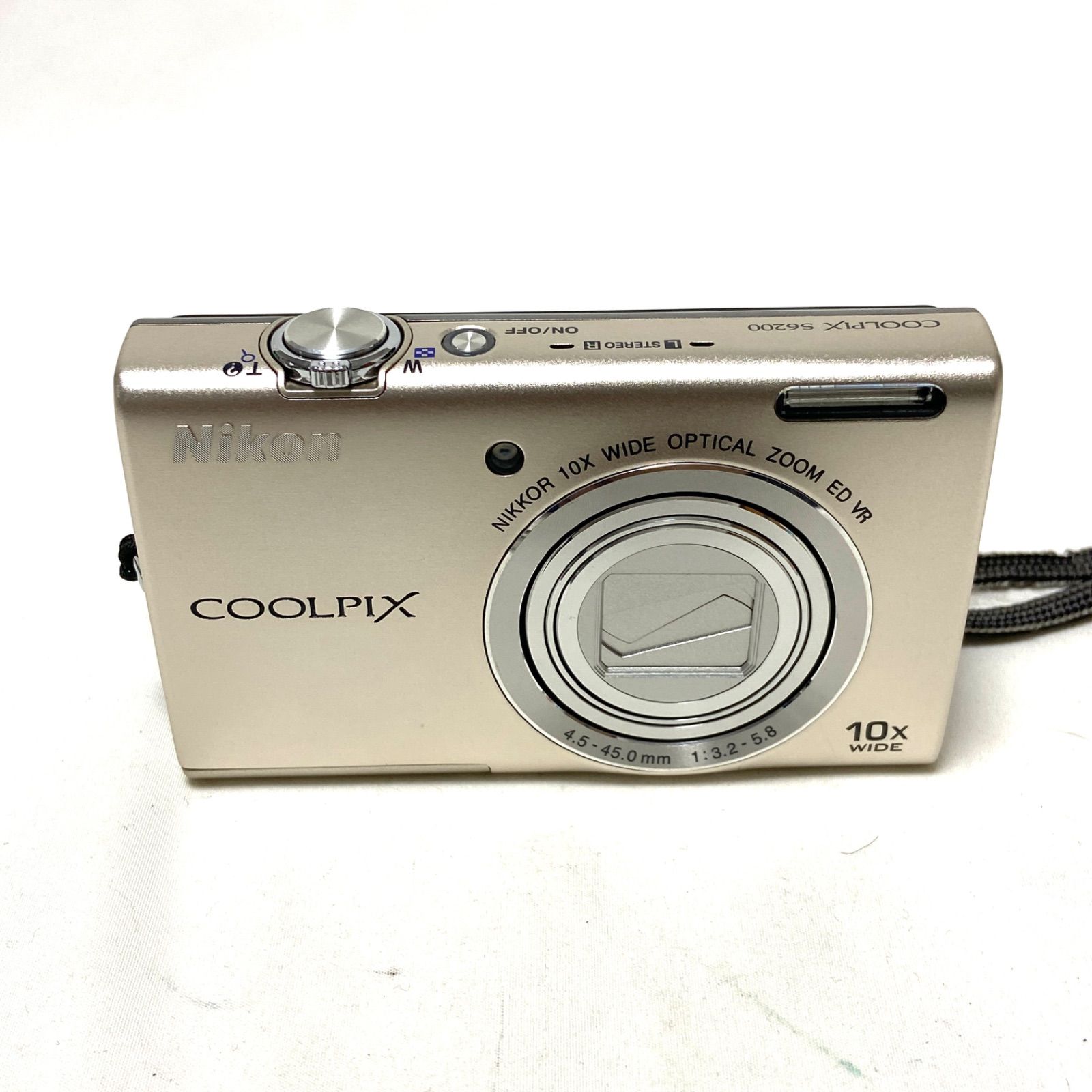 Nikon COOLPIX S6200 ニコン シルバー コンパクトデジタルカメラ 10x