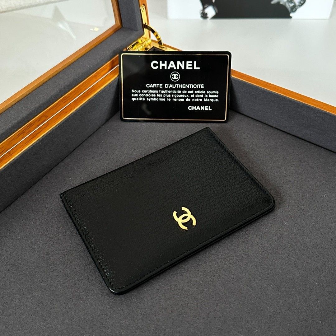 CHANEL シャネル ココマーク 第5シリーズ 1998年 ブラックレザー ノートカバー