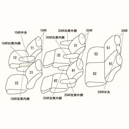 ハイブリッド含む シートカバー