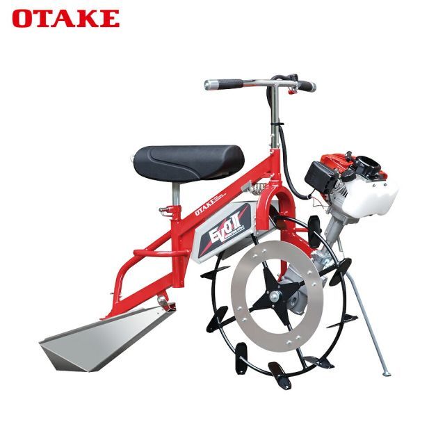 運送会社営業所留め 0円 !!エントリーで最大 ポイントバック!! 大竹製作所 乗用型水田溝切機 超湿田用 のるたんEVO2 JK型溝切板がセット ハンドル操舵で乗ったまま旋回 NTH-2-JK